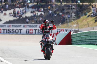 Vinales “proud” of Aprilia for Portugal MotoGP victory challenge