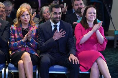 What it was like in the room as Humza Yousaf was revealed as the new SNP leader