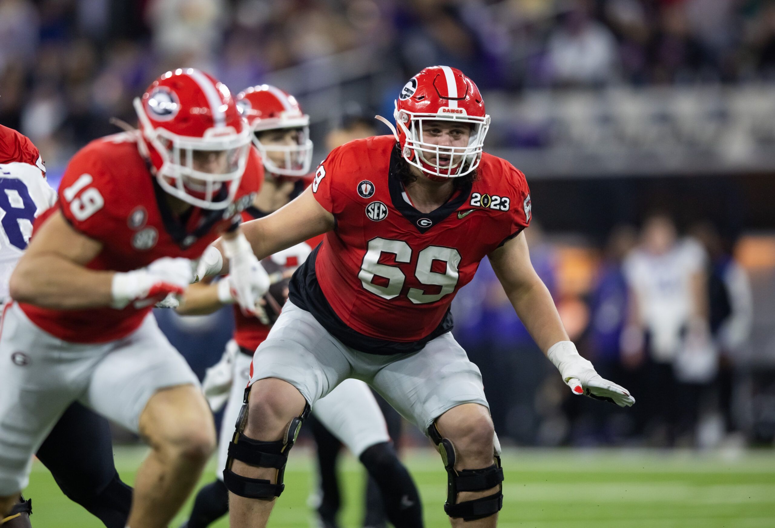 Georgia OL Tate Ratledge talks Bulldogs offensive line…