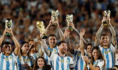 Lionel Messi takes centre stage in Argentina’s organic outpouring of joy