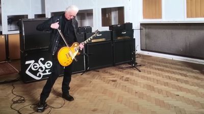 Watch Jimmy Page demo his most iconic guitar gear, including his Les Paul, the Telecaster that “built Led Zeppelin I,” and the Gibson double-neck behind Stairway