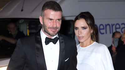 See Victoria Beckham and David Beckham work out together while she teases the soccer star