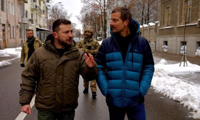 TV tonight: an odd hour in which Bear Grylls meets the Ukrainian president