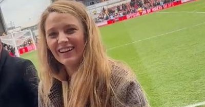 Blake Lively leaves Wrexham FC supporters surprised after making cheeky comment in clip