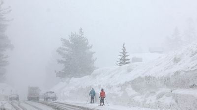 New bomb cyclone brings more heavy rains and snow to storm-slammed California