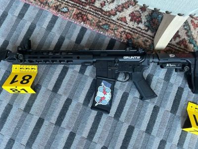 Photos revealed of Nashville shooter’s guns personalised with stickers