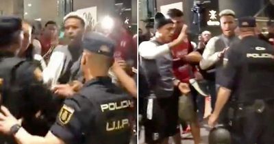 Peru star arrested for allegedly hitting police officer as players involved in ugly clash