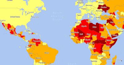 Mapped: The most dangerous places to travel to in 2023