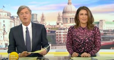 Good Morning Britain's Susanna Reid rolls eyes at Richard Madeley over terrible meat jokes