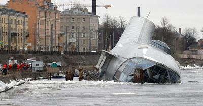 Floating restaurant named 'The Silver Whale' sinks while moored in city river