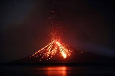 Indonesia's Anak Krakatoa volcano erupts, belches huge ash tower