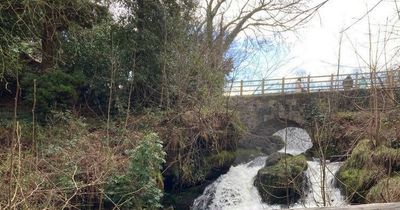 The Glasgow park ideal for walkers with its own Paris-style lovelock bridge and waterfall
