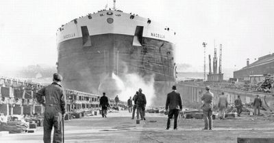 A launch on the River Tyne in 1968 - and the lost world of Tyneside shipbuilding