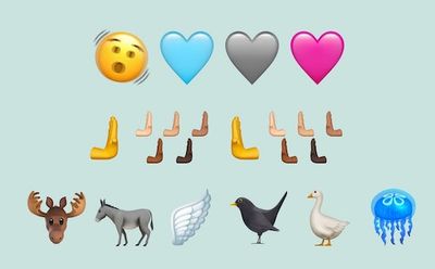 iOS 16.4 Adds 21 Emoji, including Shaking Face, High-Five Hands, a Moose and More