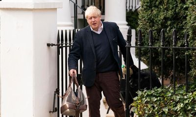 Boris Johnson jokes he was given Partygate fine for ‘eating lunch at his desk’