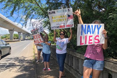 Military members file claims for fuel in Hawaii Navy water