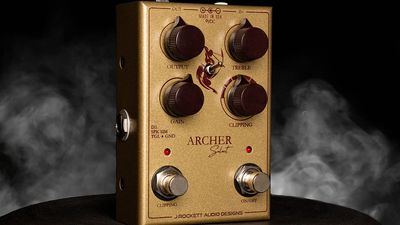 J Rockett Audio Designs launches the Archer Select, a deluxe K-style boost and overdrive with 7 selectable clipping options