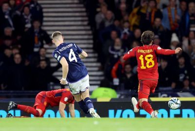 Watch: Scott McTominay hands Scotland lead in Euro 2024 qualifier v Spain