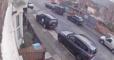 Neighbours capture moment derelict building collapses to rubble