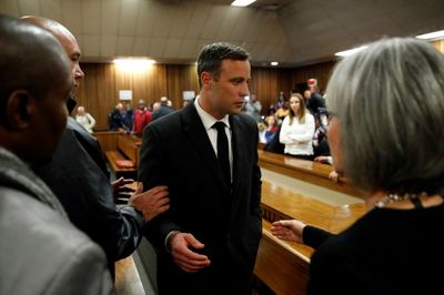 S.Africa's Pistorius up for parole in girlfriend's murder