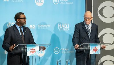 Johnson accuses Vallas of being ‘dismissive of a Black man’ in TV debate that features both vowing to unify Chicago