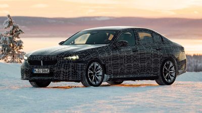 2024 BMW i5 Sedan Teased In Mega Gallery During Harsh Winter Testing