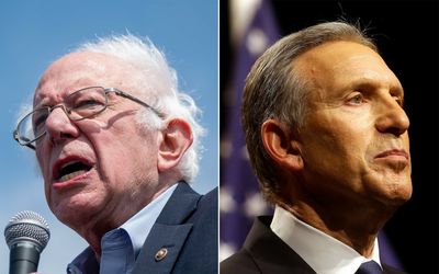 In clash with Bernie Sanders, Starbucks' Howard Schultz insists he's no union buster