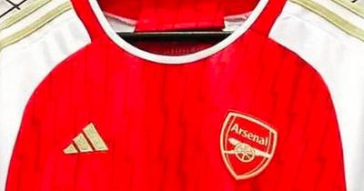 Arsenal's new 2023-24 home kit 'leaked' but fans have title concern over "awful" design