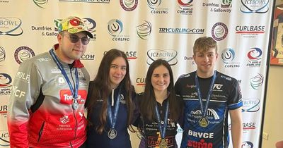 Perth curlers Harry Gow and Chloe McNaughton win silver at Scottish Junior Mixed Doubles Championship