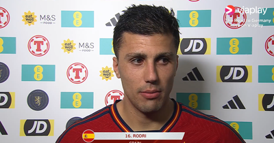 Man City ace Rodri slammed for 'classless' attack on Scotland tactics after shock Spain defeat