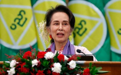 Junta dissolves Aung San Suu Kyi’s party, and 39 others