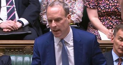 Dominic Raab confuses Paul O’Grady with Larry Grayson in botched Commons tribute