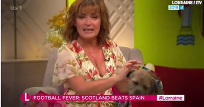Lorraine Kelly hilariously reveals Spanish dog Angus wasn't happy following Scotland's Euro 2024 win