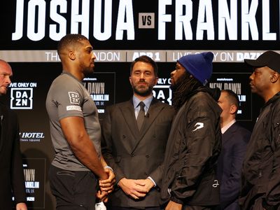 Watch: Anthony Joshua and Jermaine Franklin face off at press conference