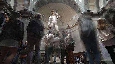 Visitors flock to see Michelangelo's David sculpture after school uproar in Florida