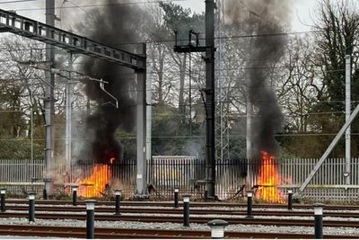 Trackside blaze disrupts rail services to and from London Paddington