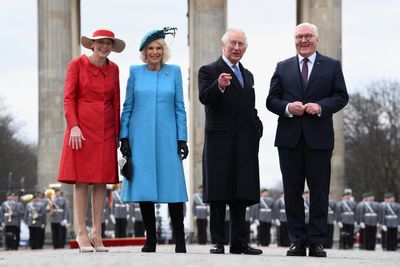 King and Queen put French fiasco behind them and arrive in Germany for first state visit of reign