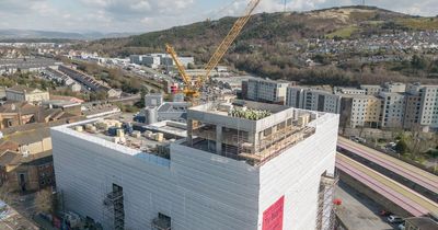 New 370 bedroom student accommodation scheme in Swansea reaches construction milestone