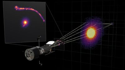 Astronomers detect rare 'ultramassive' black hole, about 33 billion times the mass of the Sun, using gravitational lensing