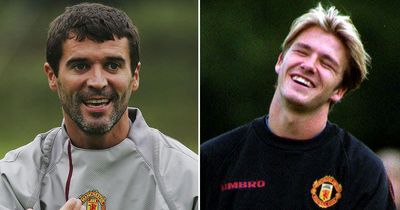 Man Utd hopeful lifts lid on humbling initiation in front of Roy Keane and David Beckham
