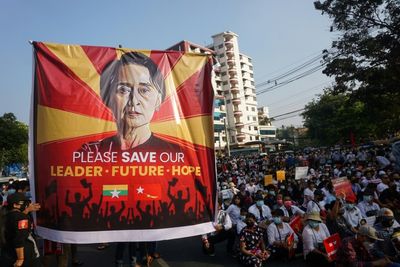 US condemns Myanmar dissolving Suu Kyi party