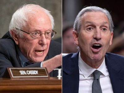 Starbucks CEO Howard Schultz spars with Bernie Sanders over anti-union campaign as workers demand a contract