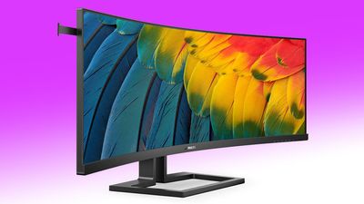 New Philips 44.5-inch Double-QHD Curved Monitor Comes With Pop-Up Webcam