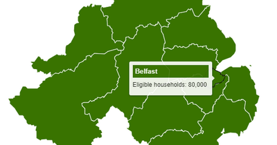 DWP Cost of Living payments: Map shows numbers of households in NI who will receive funding