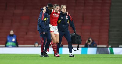 Worrying scenes as Katie McCabe limps off in Arsenal victory