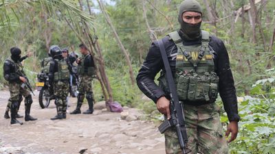 Colombian militants kill 9 soldiers, complicating peace efforts
