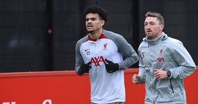 Luis Diaz returns to Liverpool training ahead of Man City trip in Champions League boost