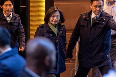 Taiwan calm in face of China raising tensions, President Tsai says in New York