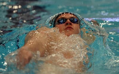 Stirling swimmer Evan Jones happy playing copycat as he learns from the best