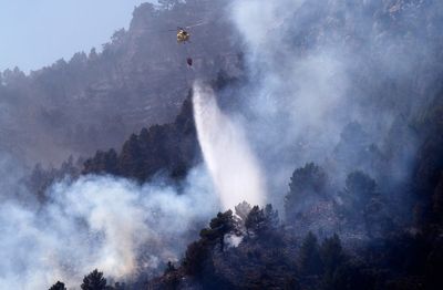 Climate change helps breed springtime wildfires in Spain